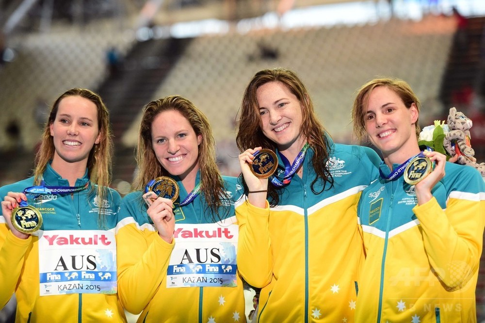 オーストラリアが女子400メートルリレー優勝 姉妹で金メダル獲得の夢かなう 写真4枚 国際ニュース Afpbb News