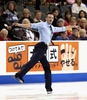 14-15フィギュアスケートグランプリ（GP）シリーズ開幕戦スケート・アメリカ（Skate America 2014）、男子シングル・ショートプログラム（SP）。演技に臨むジェレミー・アボット（Jeremy Abbott、2014年10月24日撮影）。(c)AFP/Getty Images/Jonathan Daniel