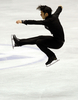 世界フィギュアスケート国別対抗戦2012（World Team Trophy Figure Skating Championship 2012）が20日、東京で2日目が行われ、男子シングル・フリースケーティング（FS）で高橋大輔（Daisuke Takahashi）が合計276.72を記録し、日本は総合首位をキープした。

演技に臨む高橋大輔（2012年4月20日撮影）。(c)AFP/TOSHIFUMI KITAMURA