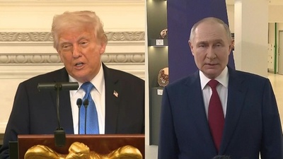 動画:「停戦交渉直ちに開始へ」 プーチン氏との電話協議後にトランプ氏