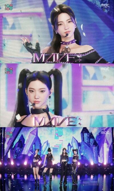 韓国の仮想ガールズグループ、放送番組デビュー