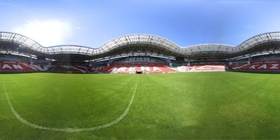 【360°パノラマ写真】ロシアW杯の会場、カザニ・アリーナ