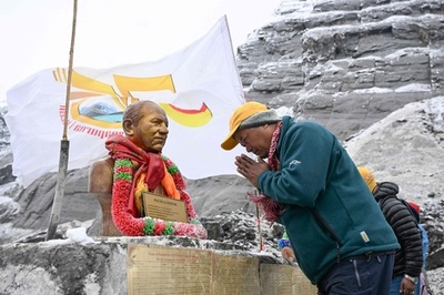 【今日の1枚】アンナプルナ初登頂から75年 ネパール