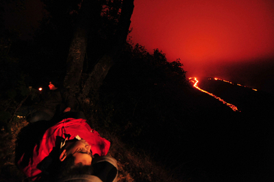パカヤ山の火山活動が活発化・グアテマラ