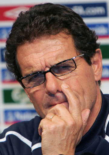 4連勝を目指すカペッロ監督