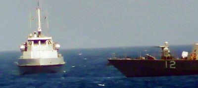 米哨戒艇、ペルシャ湾でイラン艦艇に警告射撃