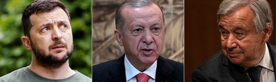 ウクライナ大統領、トルコ首脳・国連総長と18日会談 西部リビウで