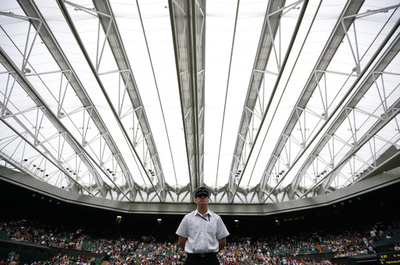 ウィンブルドンも厳重警戒、武装警官を会場内に配備