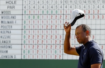 ウッズ、マスターズV5へミスしながらも堅調に11位T発進