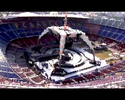 【動画】U2のワールドツアーに登場する巨大ステージセット「クロウ」