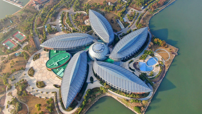 海外の投資約14兆円の上海自由貿易試験区、風光明媚な一面も