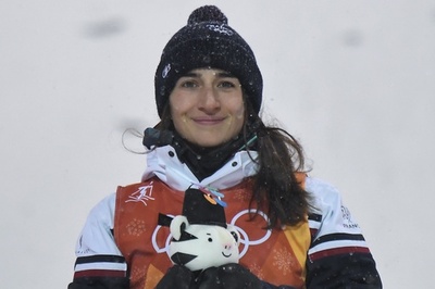 ラフォンが女子モーグル制す、フランス勢は今大会初の金メダル