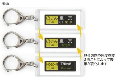 【BLUE BULLET開店1周年記念】いつもの行先から、珍しいあの表示も。N700系・N700S行先表示器キーホルダーを新発売！