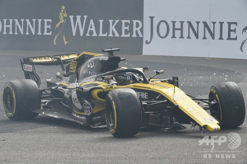 ベルギーGPでクラッシュ起こしたヒュルケンベルグ、次戦10グリッド降格