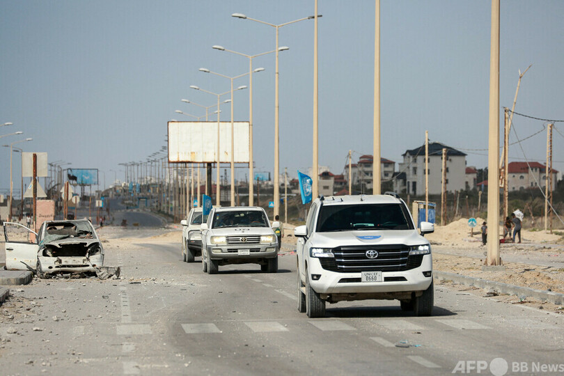 ガザで国連の国際職員に初の犠牲者 車両に攻撃