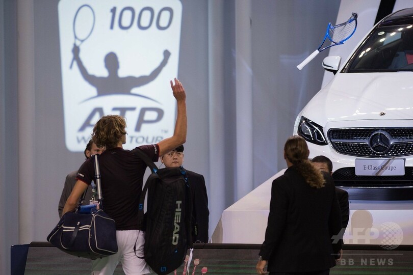 デルポトロが上海マスターズ準々決勝進出、ズベレフは怒りでラケット破壊