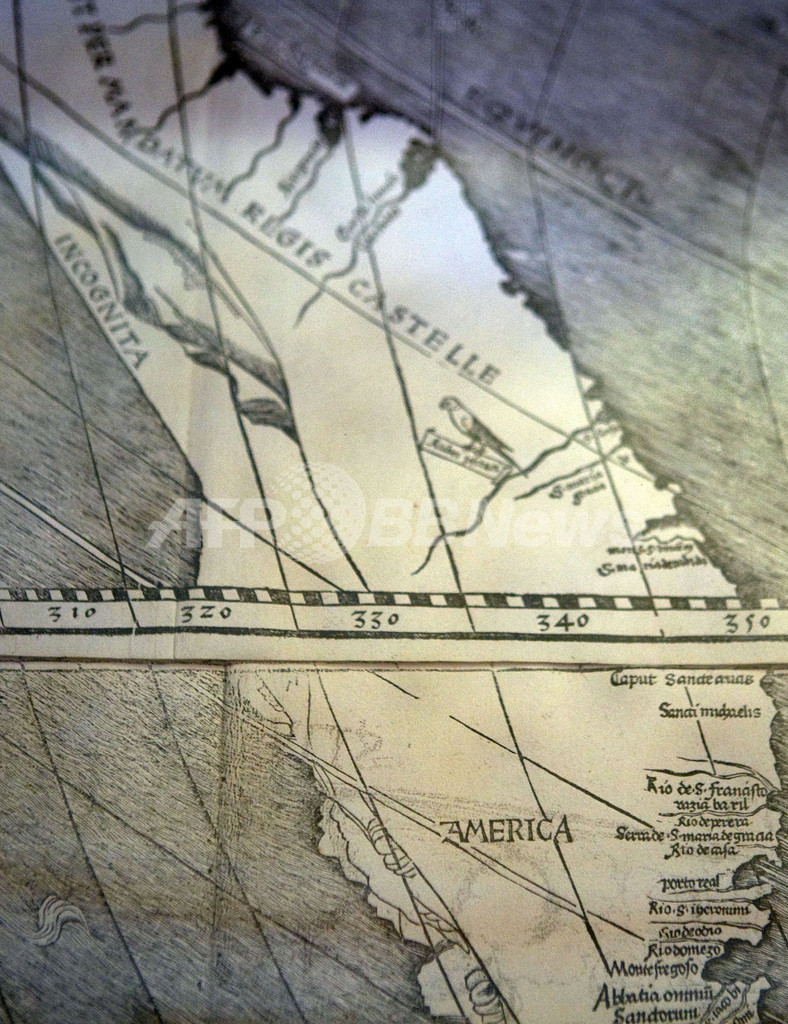 「アメリカ」の名を初めて記した地図、米国議会図書館に展示