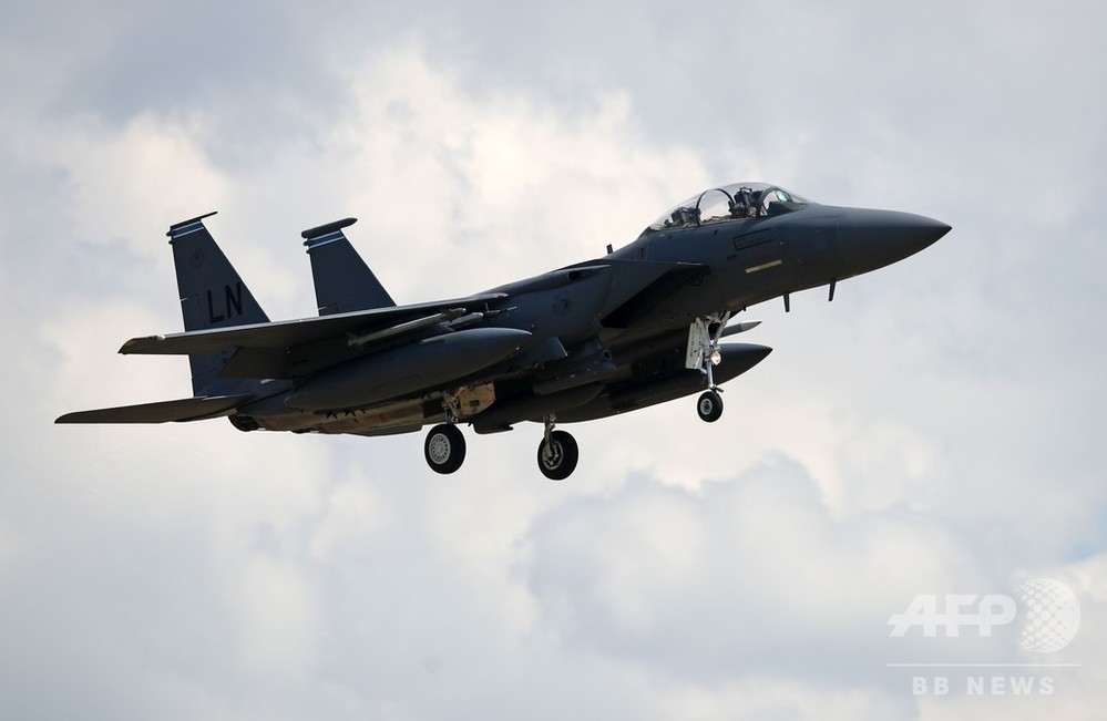 米空軍のf15戦闘機 北海に墜落 操縦士死亡 写真8枚 国際ニュース Afpbb News