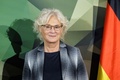 ドイツのクリスティーネ・ランブレヒト国防相。首都ベルリンで（2022年9月16日撮影、資料写真）。(c)JENS SCHLUETER / AFP