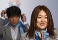 東京五輪招致委員会（Tokyo 2020 Bid Committee）は5日、アルゼンチン・ブエノスアイレス（Buenos Aires）で記者会見に臨み、スポーツディレクターの荒木田裕子（Yuko Arakida）理事は、もし東京が2020年夏期五輪の開催地に選ばれたら、2011年の東日本大震災の影響を受けた若者を勇気づけることができるだろうと話した。

記者会見に臨むパラリンピック女子陸上の佐藤真海（Mami Sato、2013年9月5日撮影）。(c)AFP/Juan MABROMATA