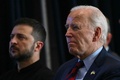 ウクライナ復興支援に関する首脳級会合に出席した、ジョー・バイデン大統領（右）とウォロディミル・ゼレンスキー大統領。ニューヨークで（2024年9月25日撮影）。(c)ANDREW CABALLERO-REYNOLDS / AFP