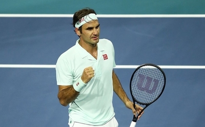 フェデラーがマイアミOP決勝進出、19歳の新星に教訓与える