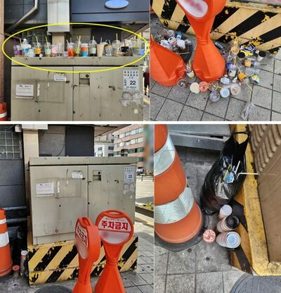 ソウル繁華街のゴミの山…「韓国の印象、悪くなる」行動に出た市民