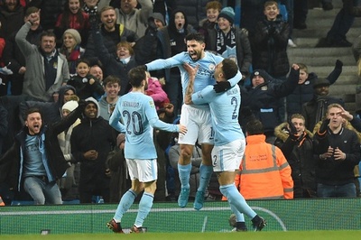 シティが2部ブリストルに先勝、アグエロが劇的決勝弾 EFL杯