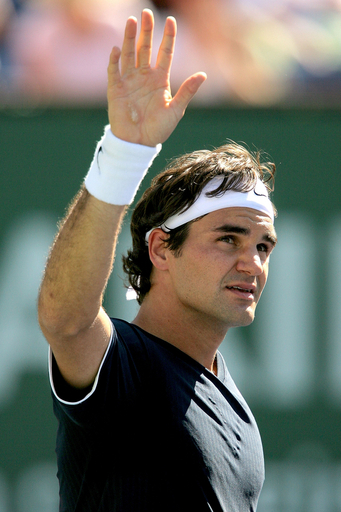 フェデラー ゴンザレスを下し準々決勝進出、BNPパリバ・オープン