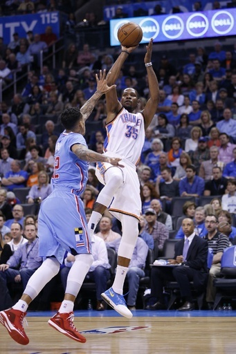 デュラントが29得点、サンダーがクリッパーズに快勝