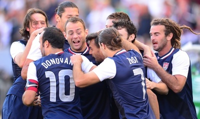 米国が韓国に快勝、サッカー国際親善試合