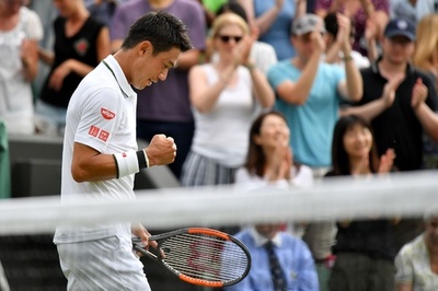 錦織がウィンブルドン3回戦進出、次戦はキリオスと