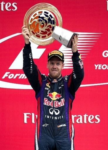 ベッテルが4連勝、総合4連覇目前に 韓国GP