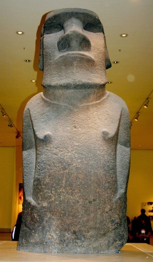 大英博物館収蔵のモアイ像、イースター島の先住民が返還求める動き