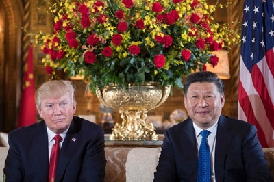 中国の習主席、トランプ米大統領に北朝鮮問題の平和的解決求める