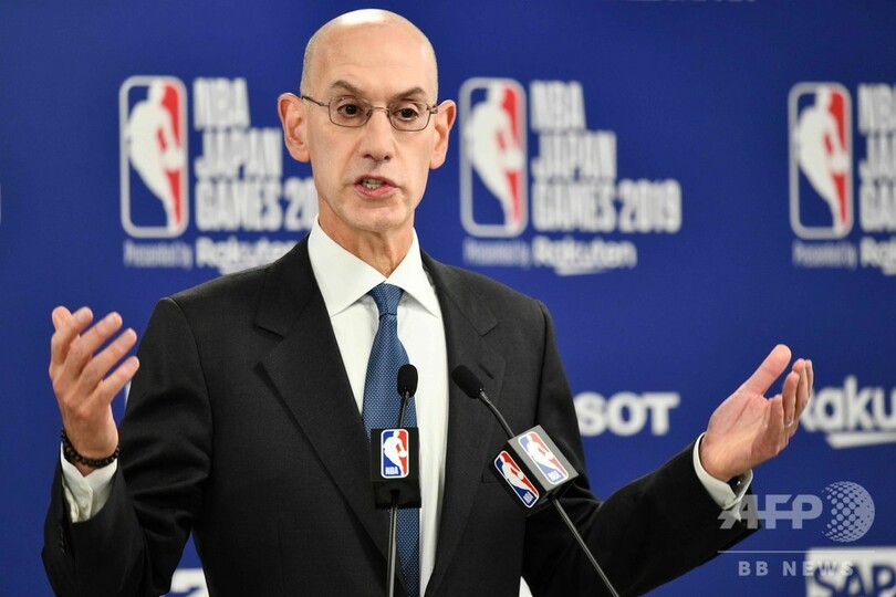 中国との関係悪化で「かなり」損失、NBAトップがツイート騒動の影響に言及