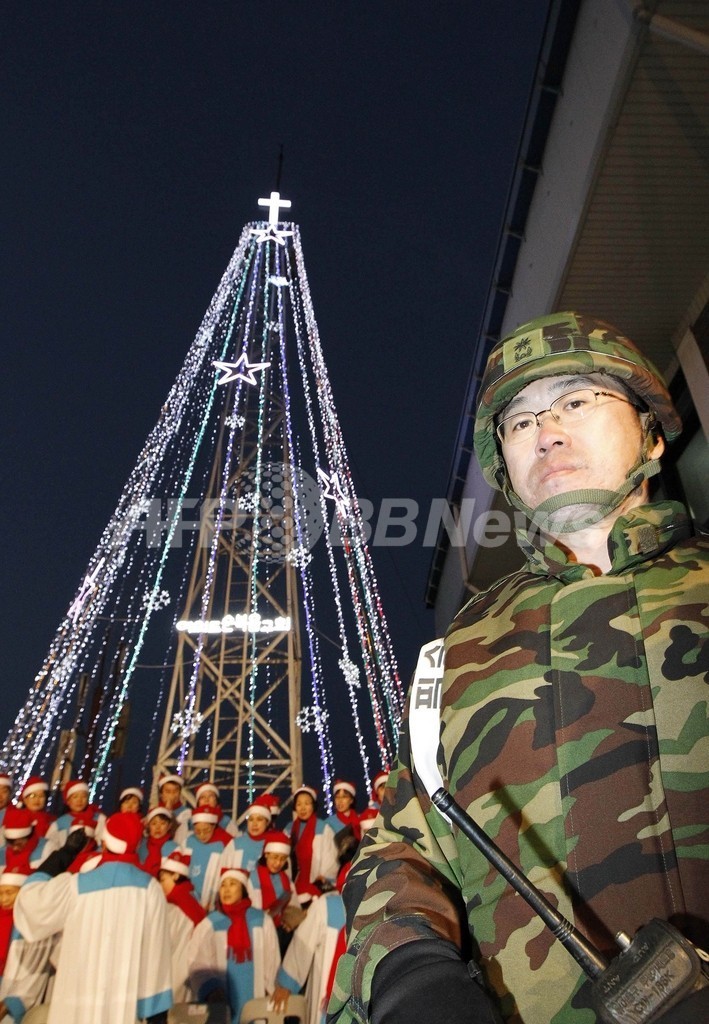 北朝鮮 韓国の クリスマス イルミネーション に報復を警告 写真1枚 国際ニュース Afpbb News