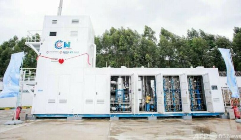 中国初のスキッドマウント型天然ガスによる水素製造装置が稼働