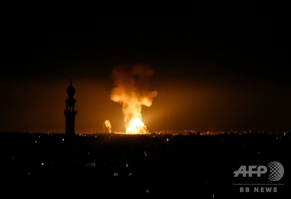 ガザからロケット弾250発、イスラエルも反撃 パレスチナの幼児ら4人死亡