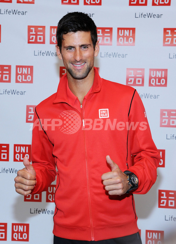 ユニクロ　ノバクジョコビッチ　ジャージー上 ユニクロ、錦織・ジョコビッチの全米オープン着用ウエア発売