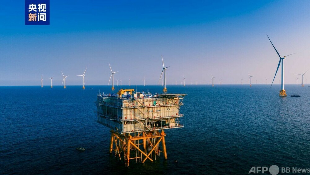 中国初 18MW洋上風力発電機を導入した風力プロジェクトが稼働開始 写真