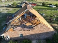 竜巻に襲われた米テキサス州バレービューの被災地。Jacob Chambers提供（2024年5月26日撮影）。(c)AFP PHOTO / JACOB CHAMBERS