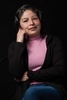 メキシコ市で取材に応じる酸攻撃の被害者ジャスミンさん（2022年3月7日撮影）。(c)Omar TORRES / AFP
