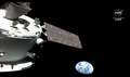 「アルテミス」計画第1弾として月に向かって飛行中の米航空宇宙局（NASA）のカプセル型宇宙船オリオンから撮影した地球（2022年11月16日取得）。(c)AFP PHOTO / NASA