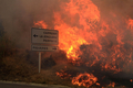 スペイン・カタルーニャ（Catalan）自治州Altemporadaの山火事（2012年7月22日撮影）。(c)AFP/JOAN CASTRO