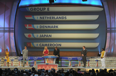 W杯1次リーグ組み合わせ決まる、日本はオランダなどと同組に