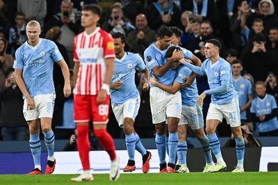 王者マンCが白星発進 バルサは5発大勝 欧州CL