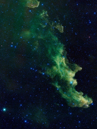 宇宙の闇に叫ぶ「魔女の横顔」、NASA