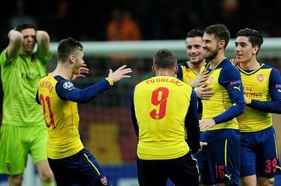 アーセナルは2位でグループ突破、欧州CL