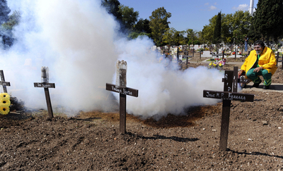 ネッタイシマカの殺虫剤散布　アルゼンチン